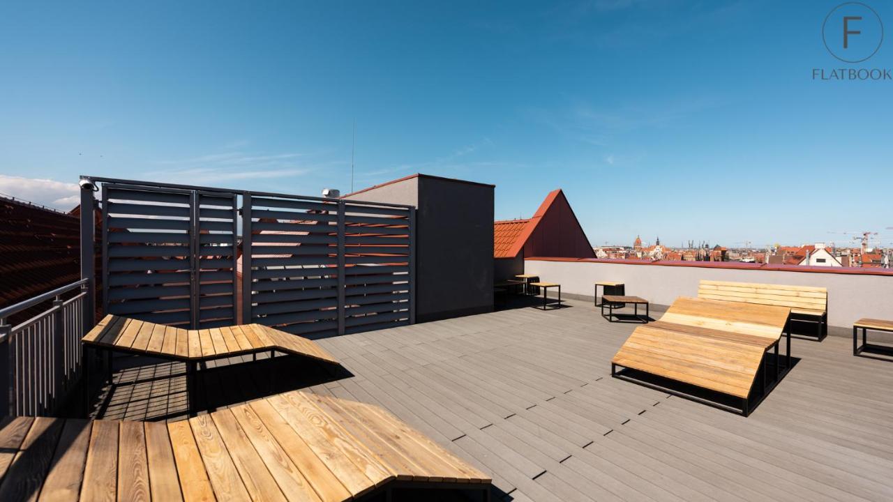 Flatbook Apartments Waterlane Island Spa With Riverview グダニスク エクステリア 写真